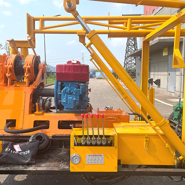 Hydraulic Crawler Type Core Geotechnical Exploration Drilling Rig