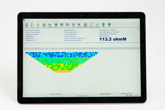 Underground Cavity Detection System Geotechnical Site Investigation Equipment Mineral Exploration Resistivity Meter