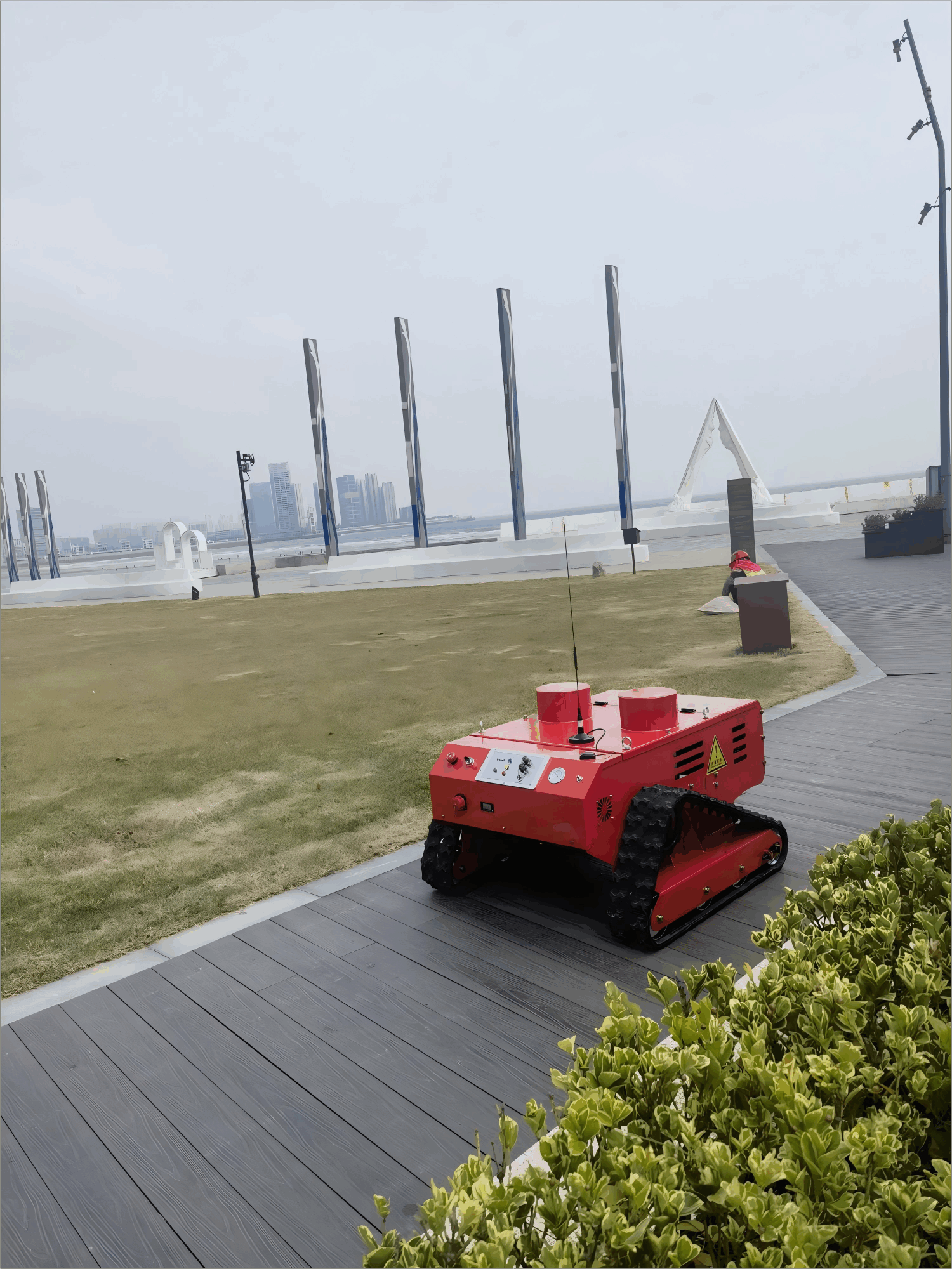 Environmental Seismic Vibrator Subsurface Void Detection Robot