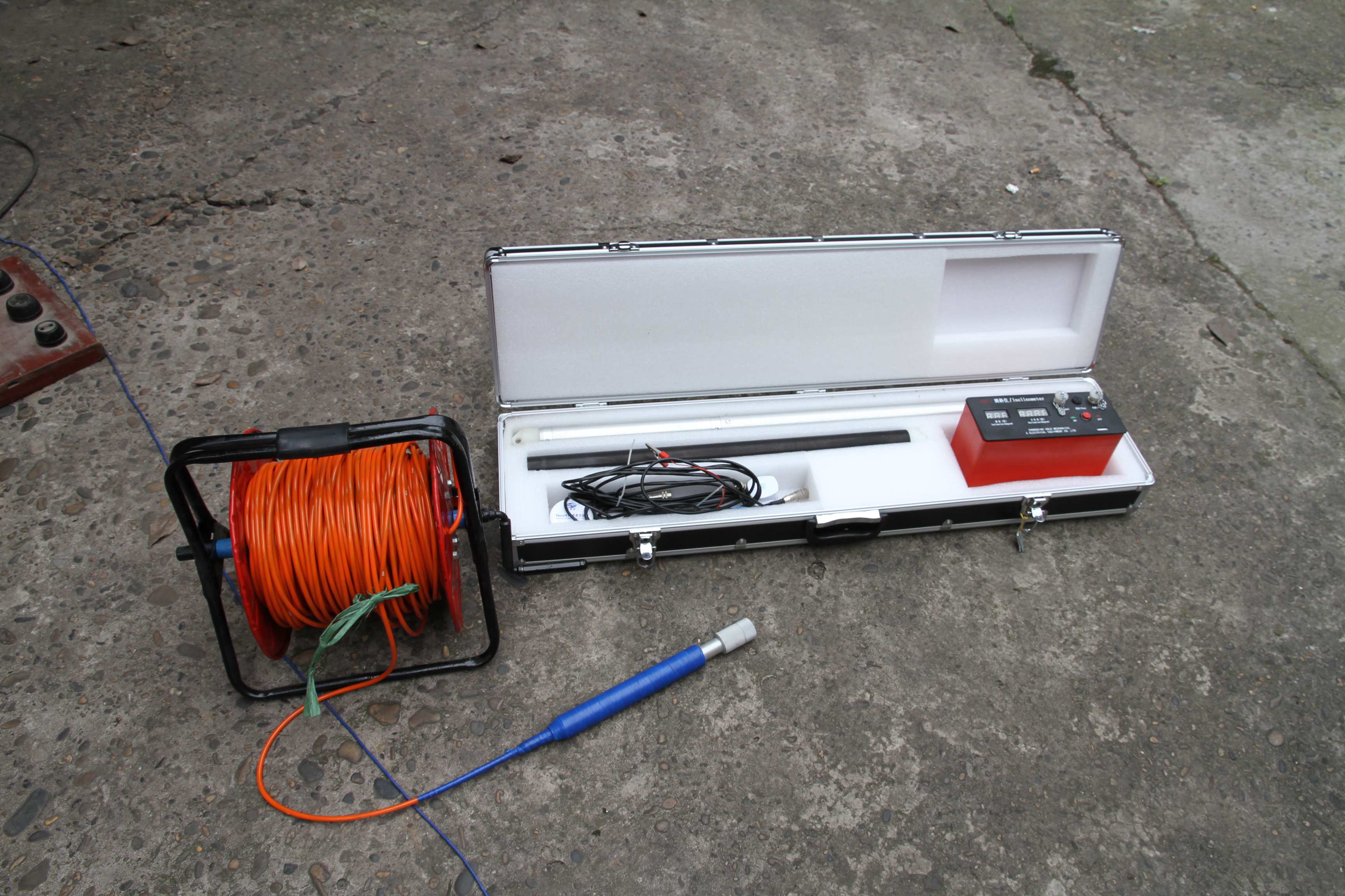 Digital Borehole Probe Inclinometer Data Logger Deep Well Inclinometer