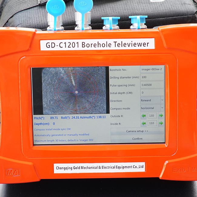 Hot Sale Geophysical Investigation HD Downholoe TV Imager Full Hole Wall Imaging System