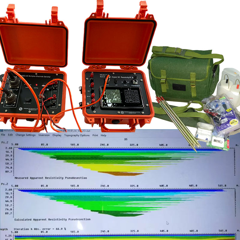 Tunnel Survey Geophysical Instrument Advanced Geophysical Prospecting Kit Subsurface Characterization Instrument