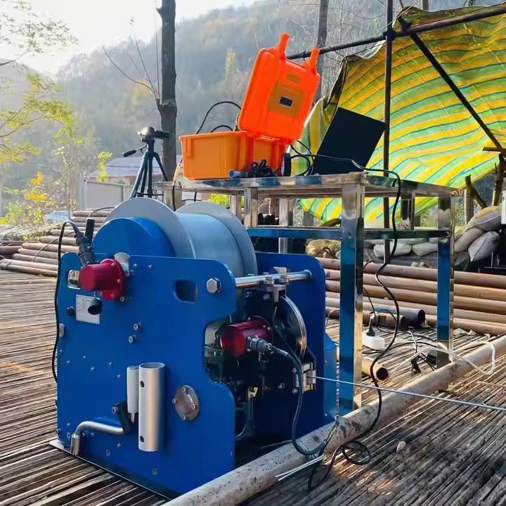 Geophysical Borehole Logging Equipment with The Lightest Electric Logging Winch for Sale