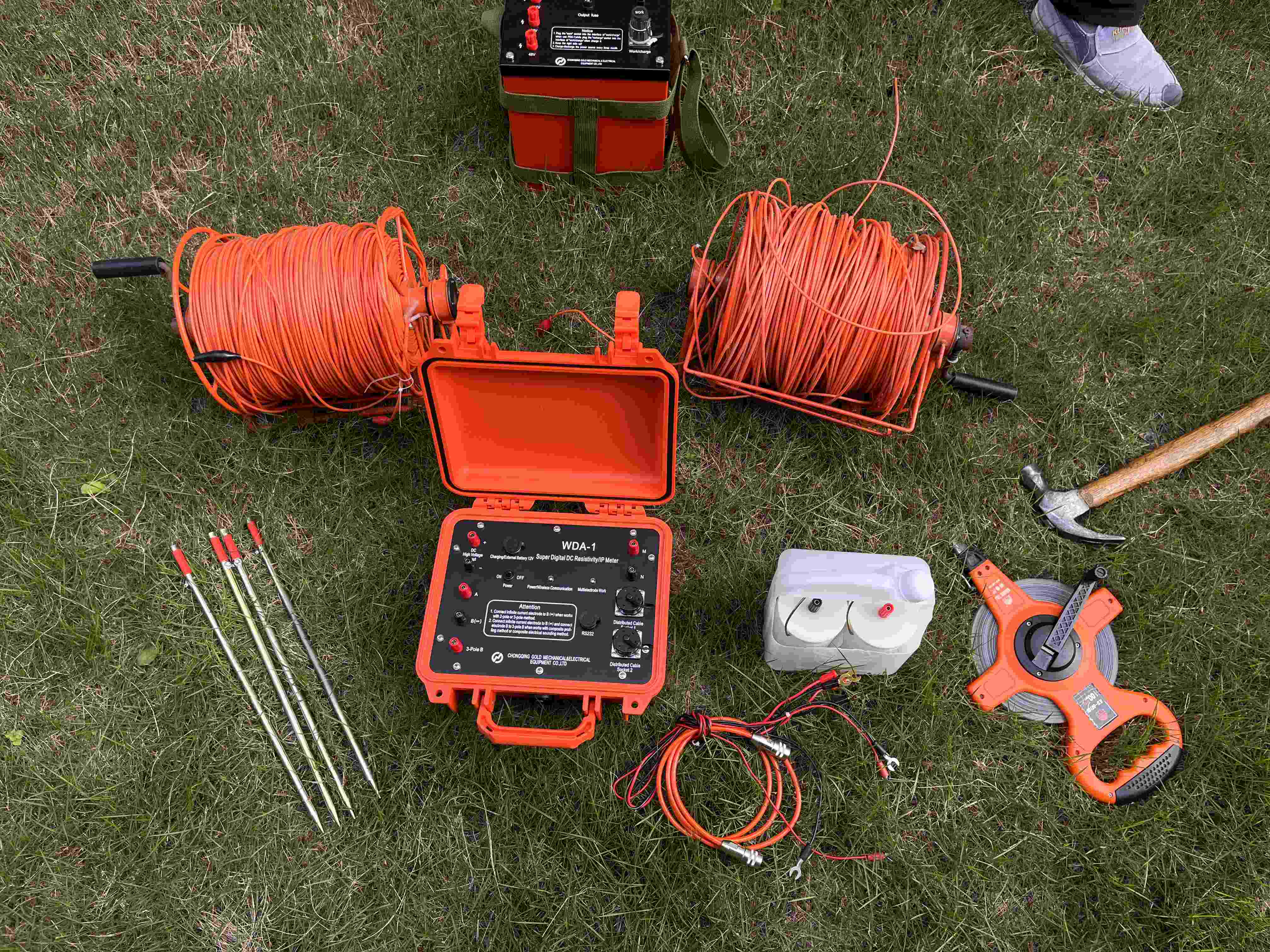 5m Electrode Spacing Kit 128MB Geophysical System Multi-frequency IP System