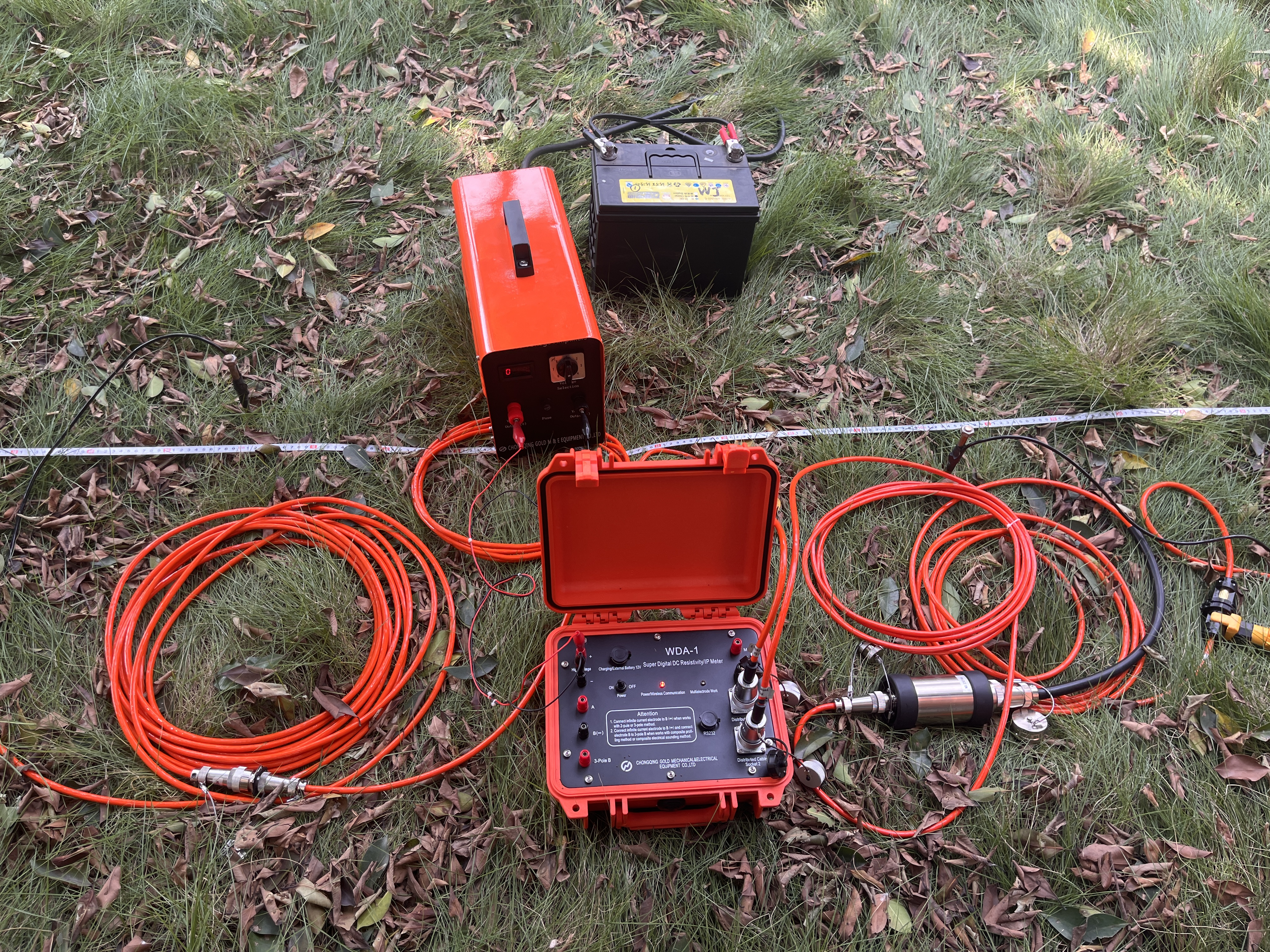 Railway Subgrade Survey Tool Soil Resistivity Testing Kit Engineering Geological Prospecting Tool