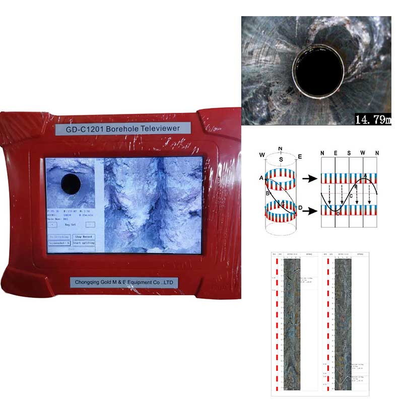 Hot Sale Geophysical Investigation HD Downholoe TV Imager Full Hole Wall Imaging System