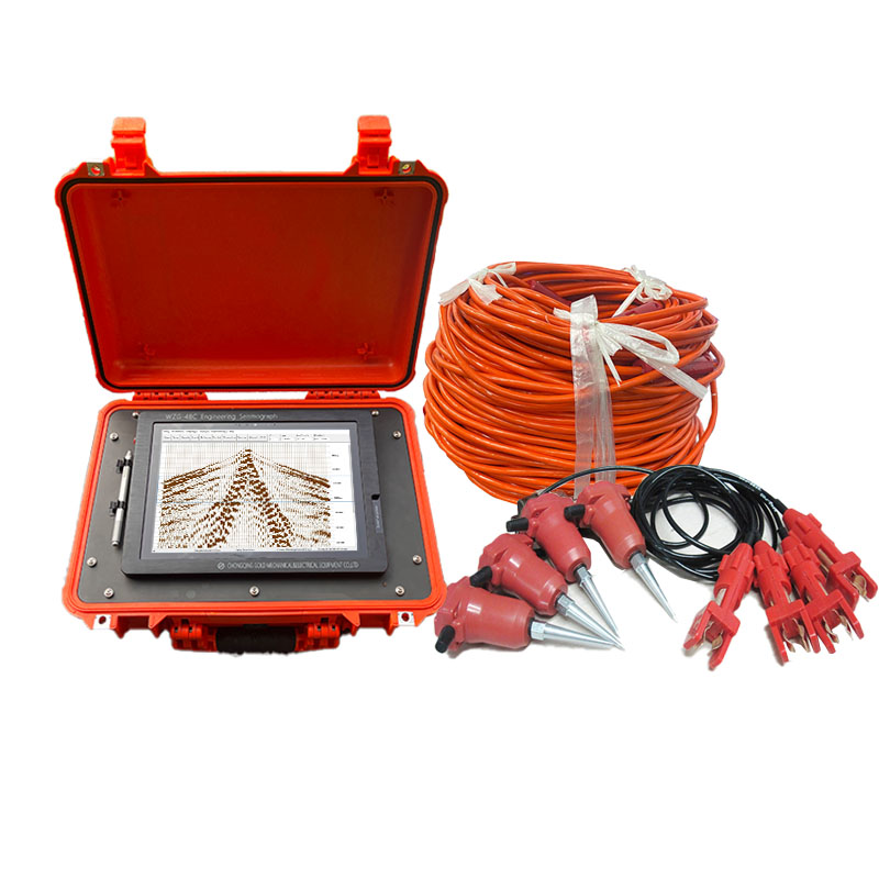 Digital Refraction Seismograph Seismic Survey Equipment For SASW/MASW Borehole Shear Wave Test