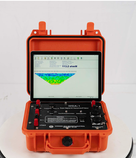 Underground Cavity Detection System Geotechnical Site Investigation Equipment Mineral Exploration Resistivity Meter