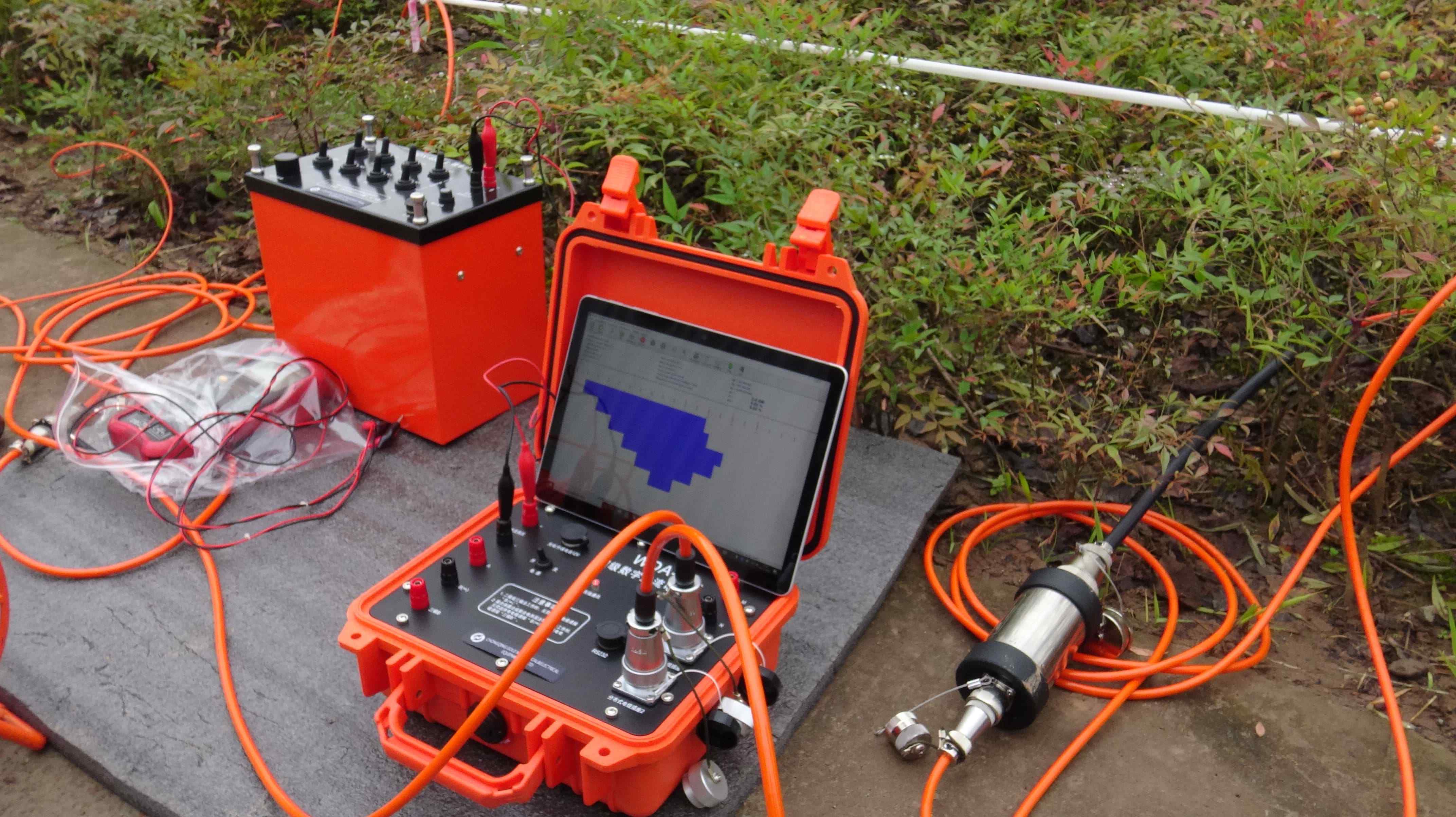 Lithium Battery Geophysical Gear Fault Zone Detection Device Deep Earth Resistivity Mapper