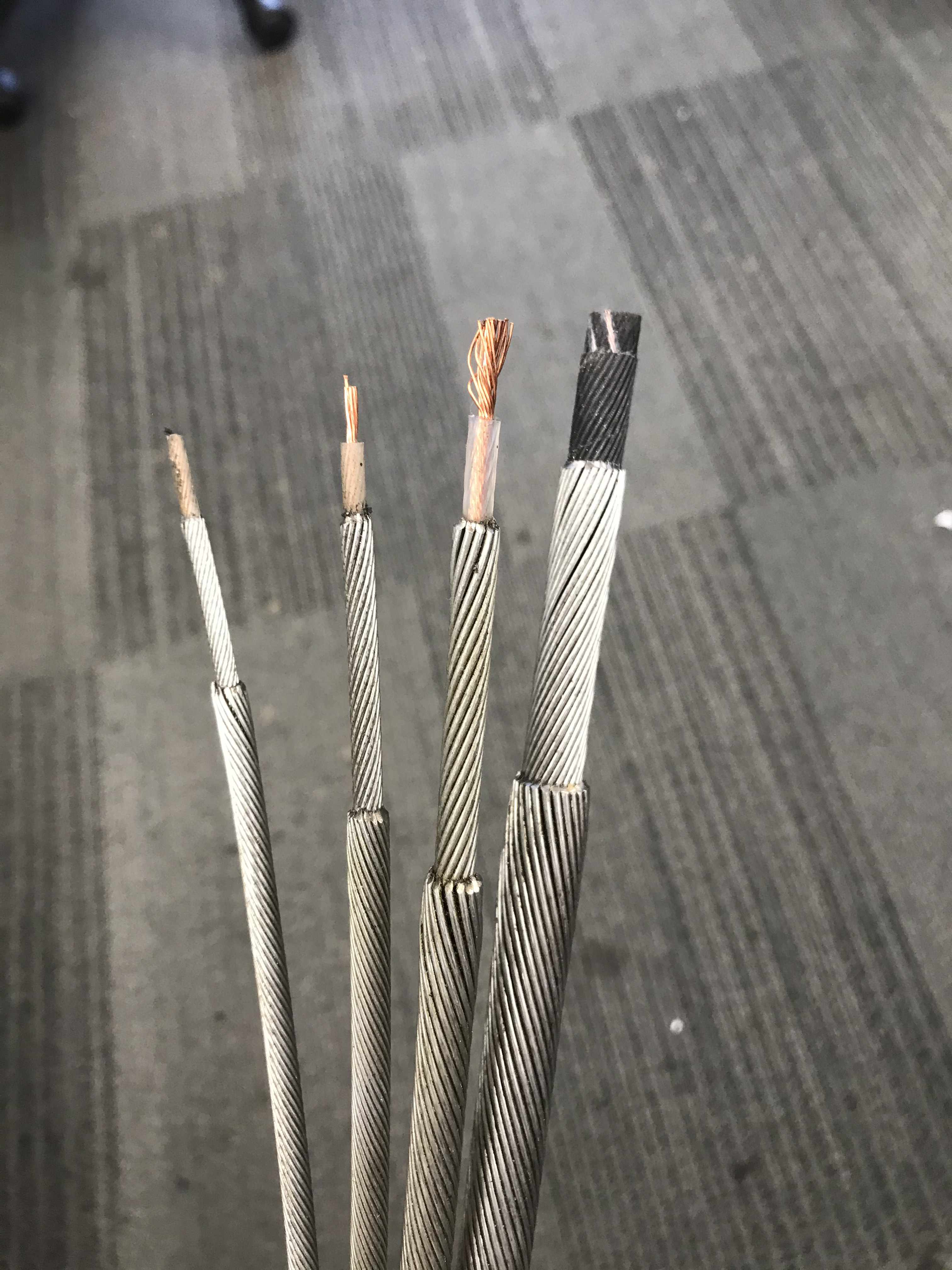 Rotating Short Coaxial Wire 0.377 Inch Coaxial Cable