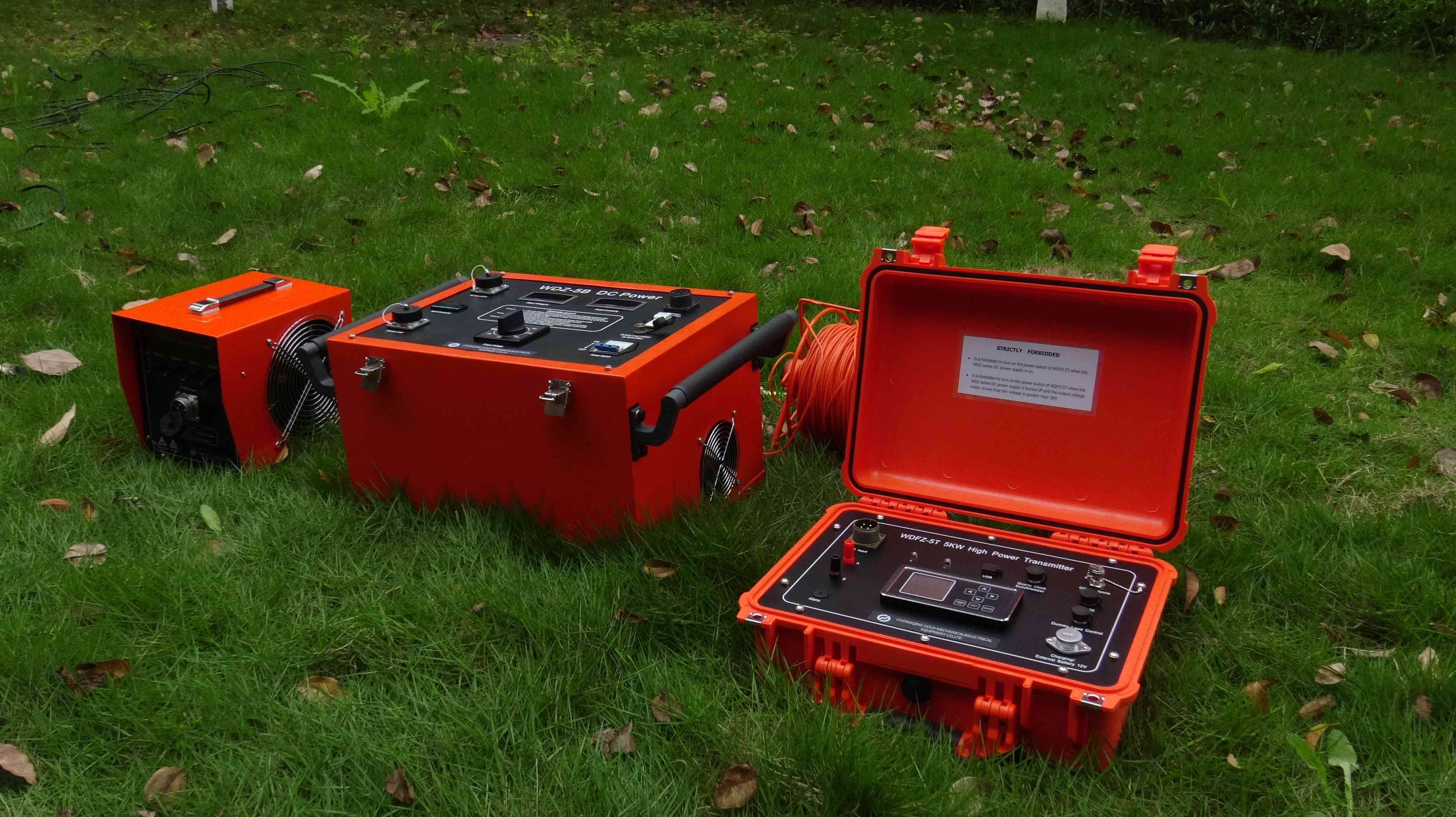 High Power Mineral Detector Multi-Frequency Geophysical Devices Gold Mining Survey Equipment