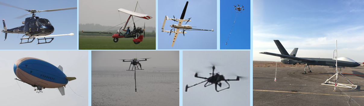 Helicopter-mounted Magnetometer Towed Magnetometer UAV Autogyro Magnetic Detector