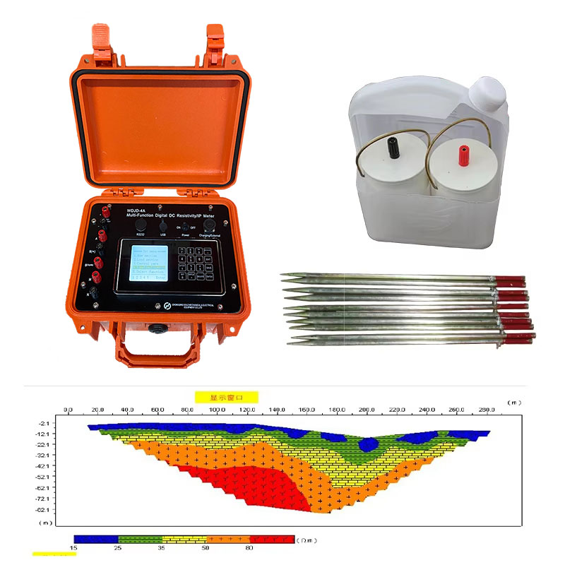 Multi-function Digital DC Resisitivity & IP Meter for Underground Water Or Mineral Resources Exploration