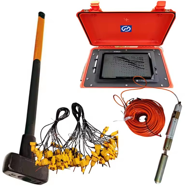 Digital Refraction Seismograph Seismic Survey Equipment For SASW/MASW Borehole Shear Wave Test