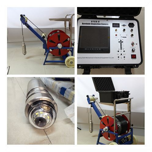 300M Rotating 360 Degree Borehole Inspection Camera Shipping to Romania