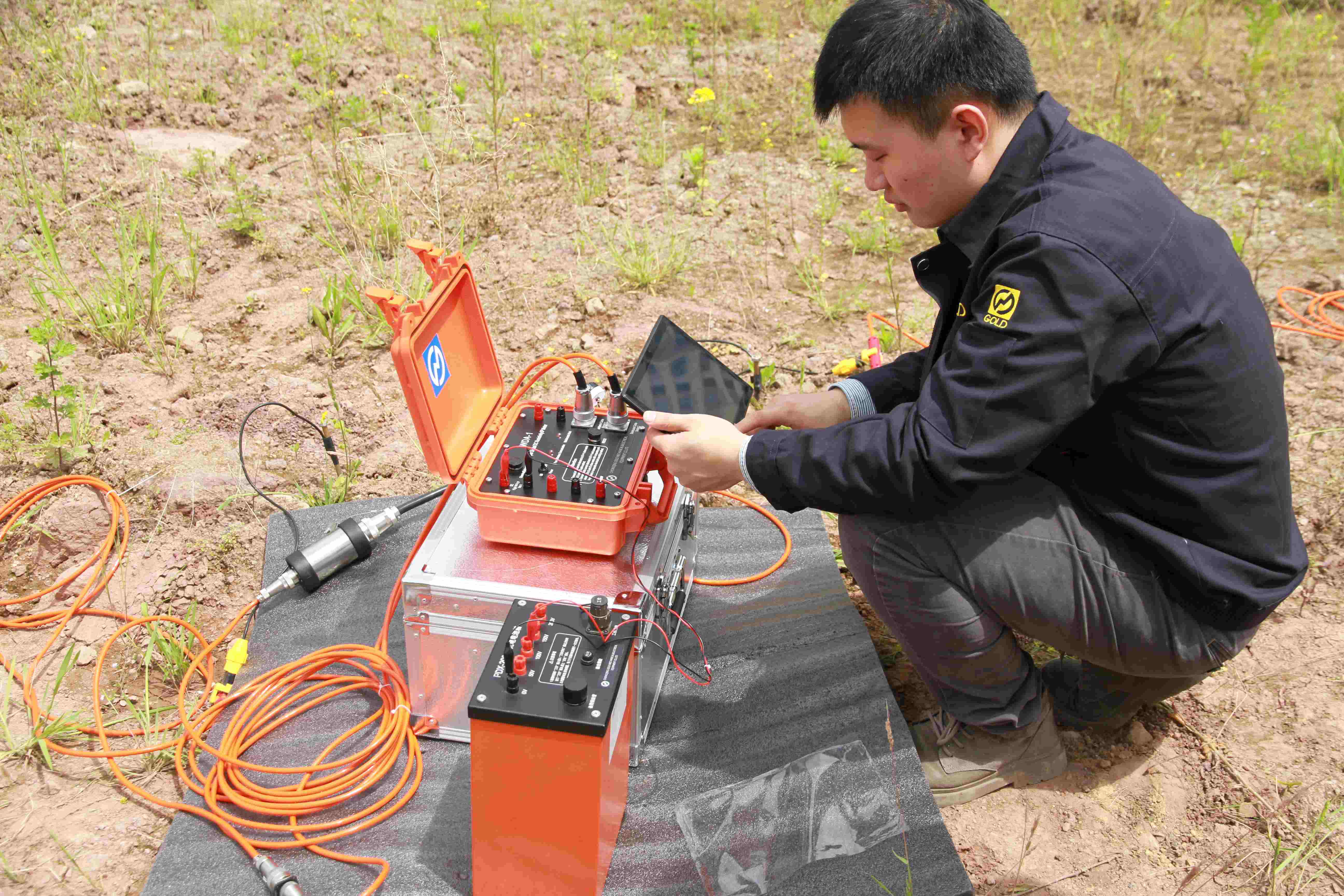 Railway Subgrade Survey Tool Soil Resistivity Testing Kit Engineering Geological Prospecting Tool