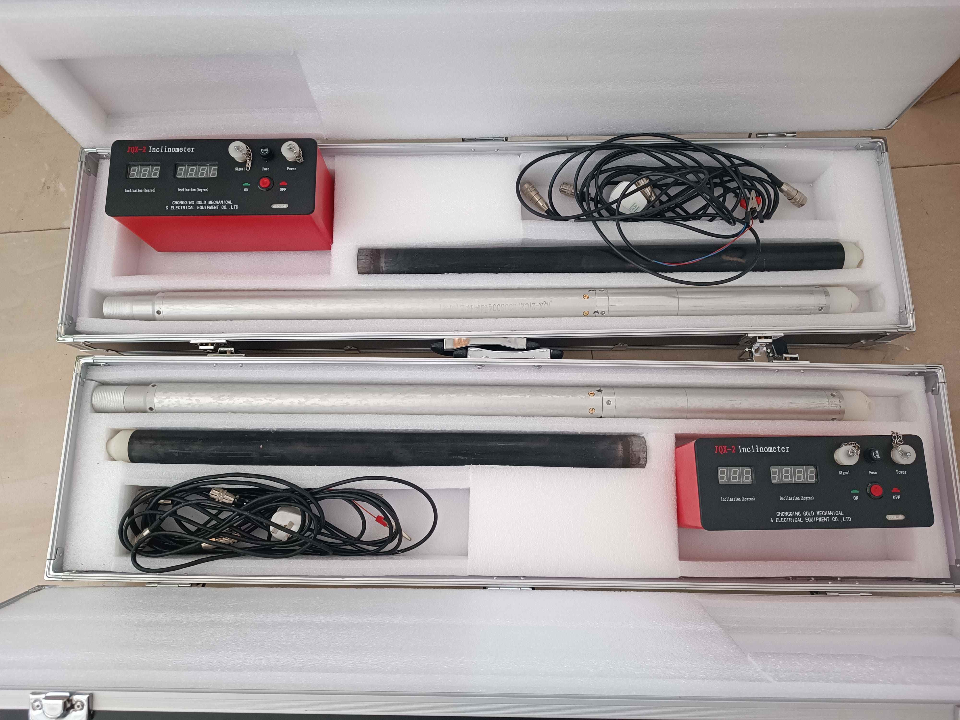 Digital Borehole Probe Inclinometer Data Logger Deep Well Inclinometer