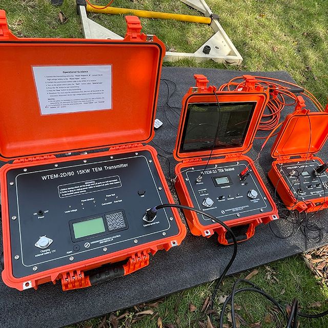 Mine Detector Vertical Resistivity Soundings Transient Electromagnetic Equipment 