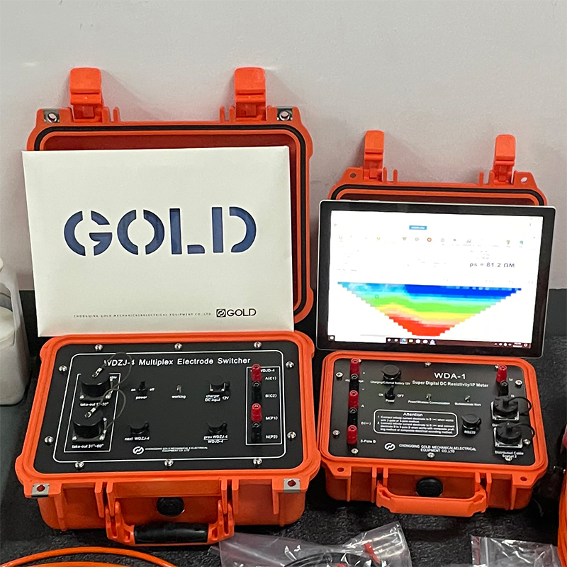 Geophysical Resistivity Meter Geophysical Equipment For Underground Water Detection And Metal Prospecting