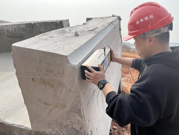 Portable 3D Ultrasonic 48 Transducers Concrete Imaging Tomography Detector