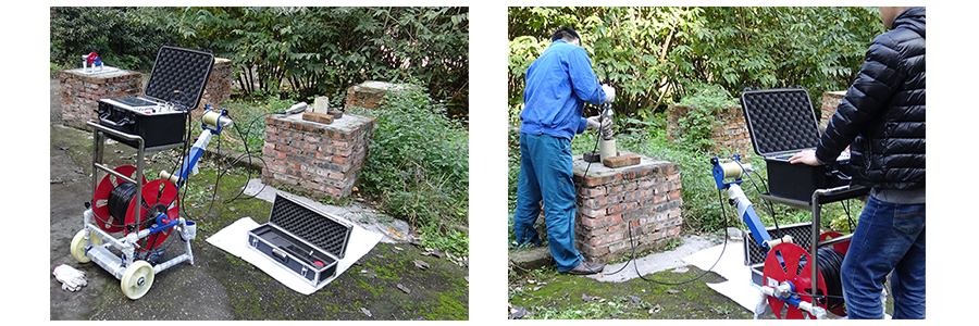 borehole camera operation