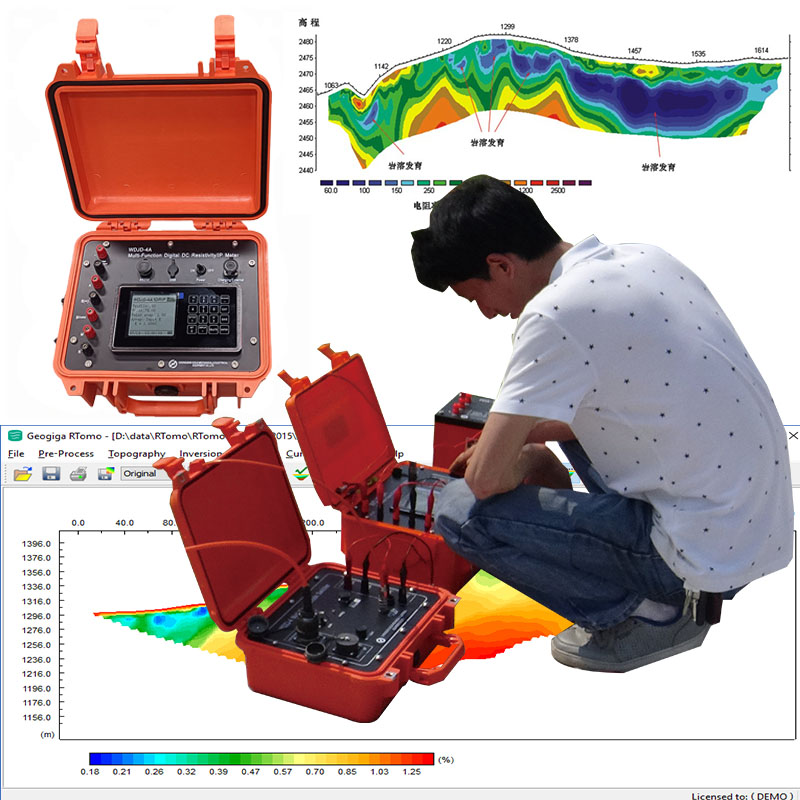 Engineering Geophysics Instrument Geotechnical Resistivity Imaging Environmental Site Investigation Tool